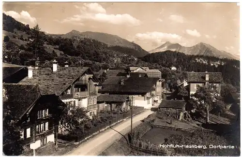Schweiz, Hohfluh-Hasliberg, Dorfpartie, 1929 gebr. sw-AK