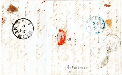 Thurn & Taxis 1855, K1 KOENIGSEE auf Franko Brief n. Buttelstedt b. Weimar.