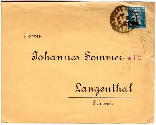 Frankreich 1930, 1,50 Fr. Congrès Du B.i.T. auf Brief i.d. Schweiz