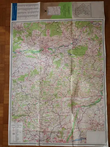 Heimatkarte der Altlandkreise Ingolstadt, Schrobenhausen, Dachau...von ca. 1965