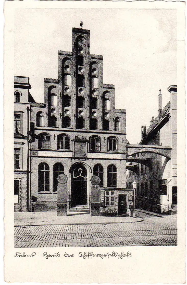 DR 1939, Landpost Stpl. SÜSEL über Pönitz auf Lübeck sw-AK m. 6 Pf.