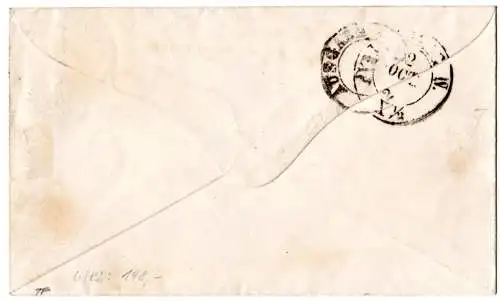 NDP 1870, K1 FELD-POST-EXPED. 23. INF.DIV. auf Brief n. Sachsen