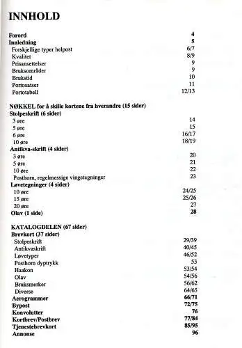 Norwegen Ganzsachen Spezialkatalog 1996/97 m. detailierten Preisen u. Infos!