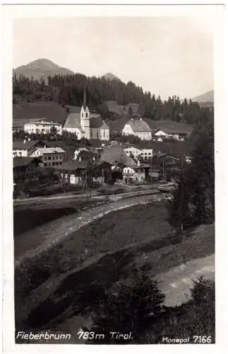 DR 1938, Landpost Stpl. STADELHOF-BREMENST. über Fürth auf Fieberbrunn Tirol AK