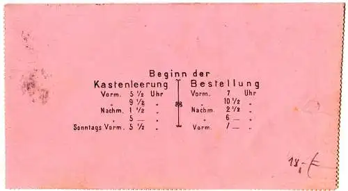 Private Stadtpost Braunschweig 1897, gebr. 3 Pf. Kartenbrief Ganzsache 