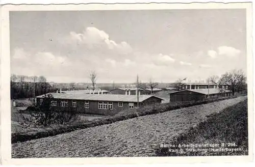 Rain b. Straubing, Reichsarbeitsdienstlager 3/294, 1939 gebr. sw-AK