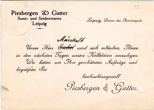 DR 1934, Landpost Stpl. Witzschersdorf über Grosskorbetha auf Avis-Karte m. 3 Pf