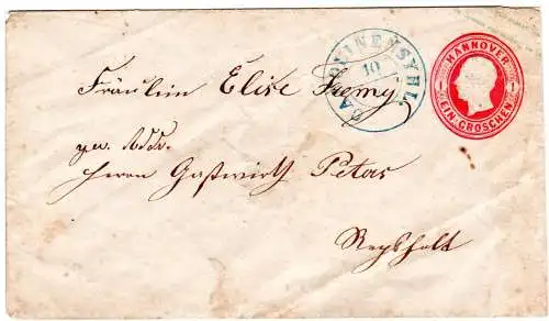 Österreich 1850, Mähren-L1 POHRLITZ in schwarzblau auf Brief n. Wien