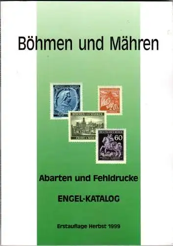 Engel, H., Böhmen u. Mähren, Katalog der Abarten u. Fehldrucke, 223 S.