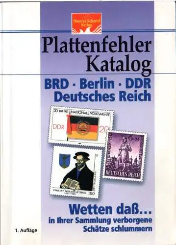 T. Schantl Verlag, Plattenfehler Katalog BRD,Berlin, DDR, DR, 1. Auflage, 196 S.