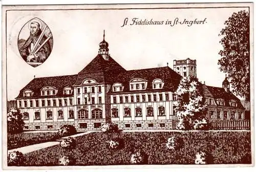 St. Ingbert, St. Fidelishaus, 1913 gebr. sw-AK