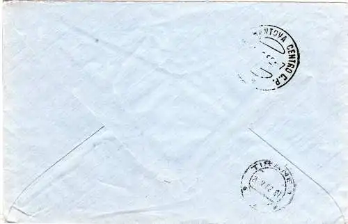 Albanien 1962, EF 11 L. Juri Gagarin auf Brief v. Shkoder n. Italien