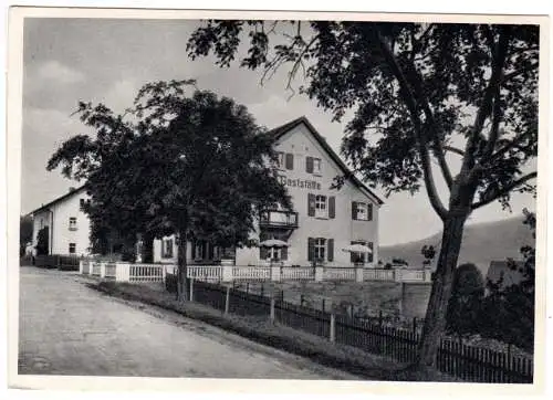 Pommelsbrunn, Gaststätte Zum Bahnhof, ungebr. sw-AK