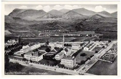 Landau Westmark, Standortlazarett, ungebr. sw-AK