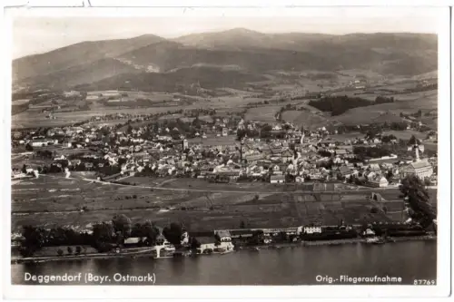 DR 1940, Landpost Stpl. NIEDERMOTZING über Straubing auf Deggendorf-AK m. 6 Pf. 