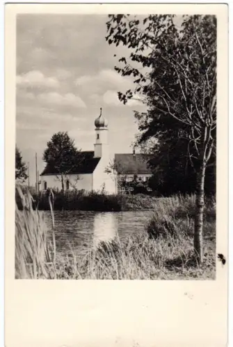 DR 1939, Landpost Stpl. HECHENWANG über Landsberg am Lech auf sw-AK m. 6 Pf. 