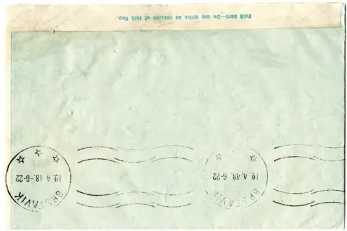 Ceylon 1948, 4x10 C. Aerogramm m. Zusatzfr. v. Colombo n. Norwegen
