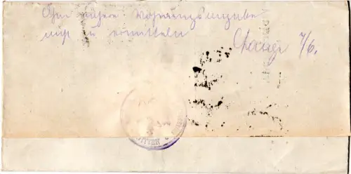 DR 1922, Brief v. Witten m. Wahlauruf f. d. Steinkohle Bergwerk Buchwald