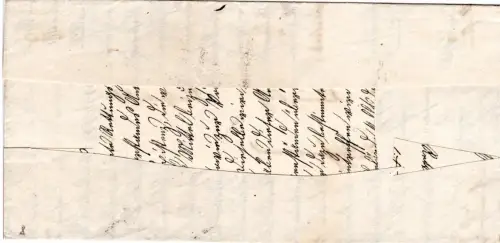 Bayern, MR 24 Au b. Freising auf Brief m. breitrandiger 3 Kr. 