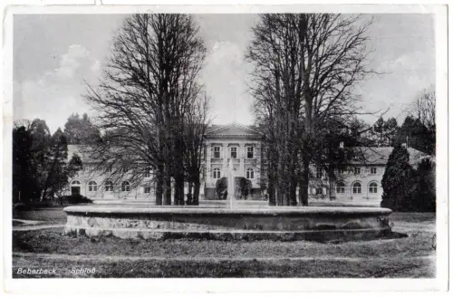 DR 1942, Landpost Stpl. BEBERBECK über Hofgeismar auf sw-AK m. 6 Pf. 