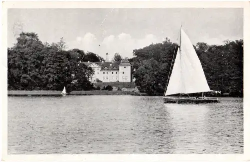 DDR 1957, Landpost Stpl. KARNZOW über Neustadt (Dosse) auf sw-AK m. 10 Pf. 