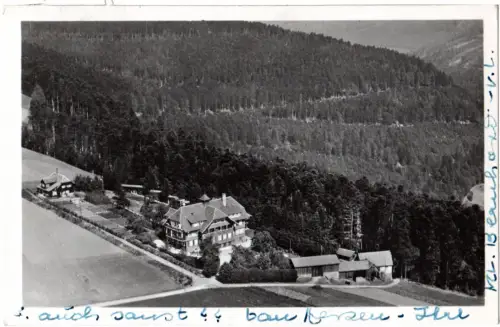 BRD 1952, Landpost Stpl. 14b UNTERLENGENHARDT über Bad Liebenzell auf sw-AK 