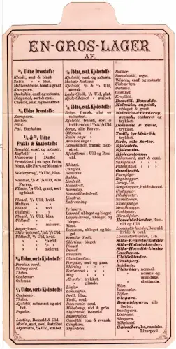 Norwegen 1889, 3 öre (20 mm) auf Firmen Reklame Klappkarte v. Christiania