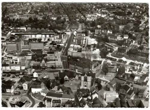 Braunschweig, Luftbildaufnahme Foto Walterhöfer, ungebr. sw-AK