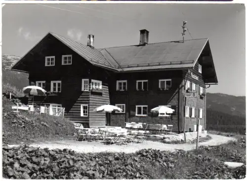 Österreich, Hirschegg Kleinwalsertal, Pension Fuchshof, 1960 gebr. sw-AK