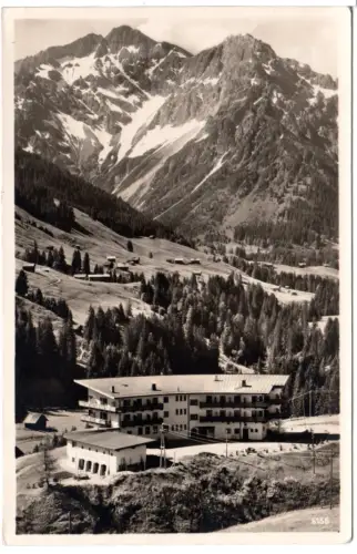 Österreich, Hirschegg Sporthotel Jfen 1937 gebr. Kleinwalsertal Winter-AK 