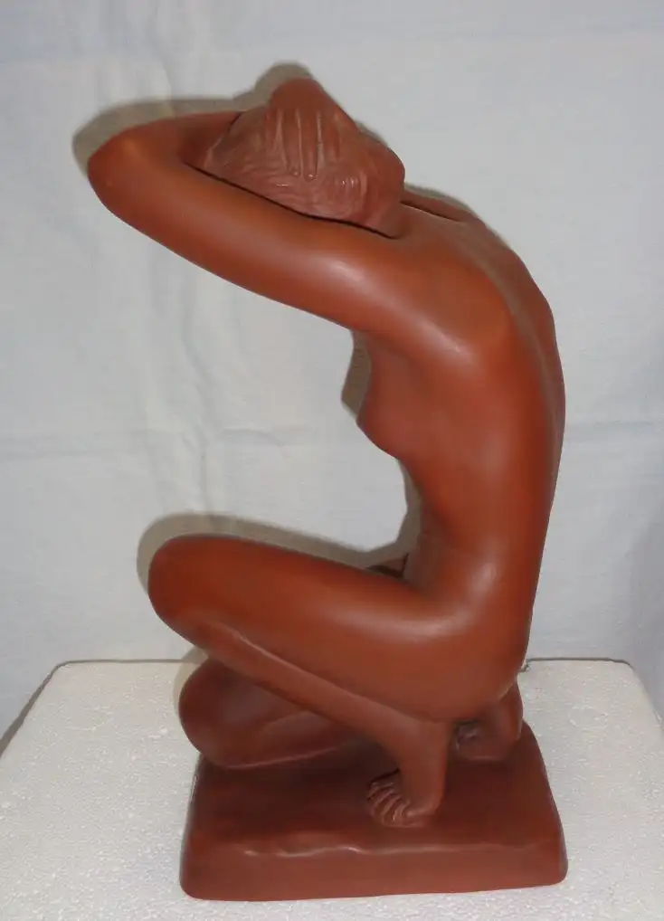 Große Akt-Figur, 36 cm, Terracotta, Goldscheider/Carstens