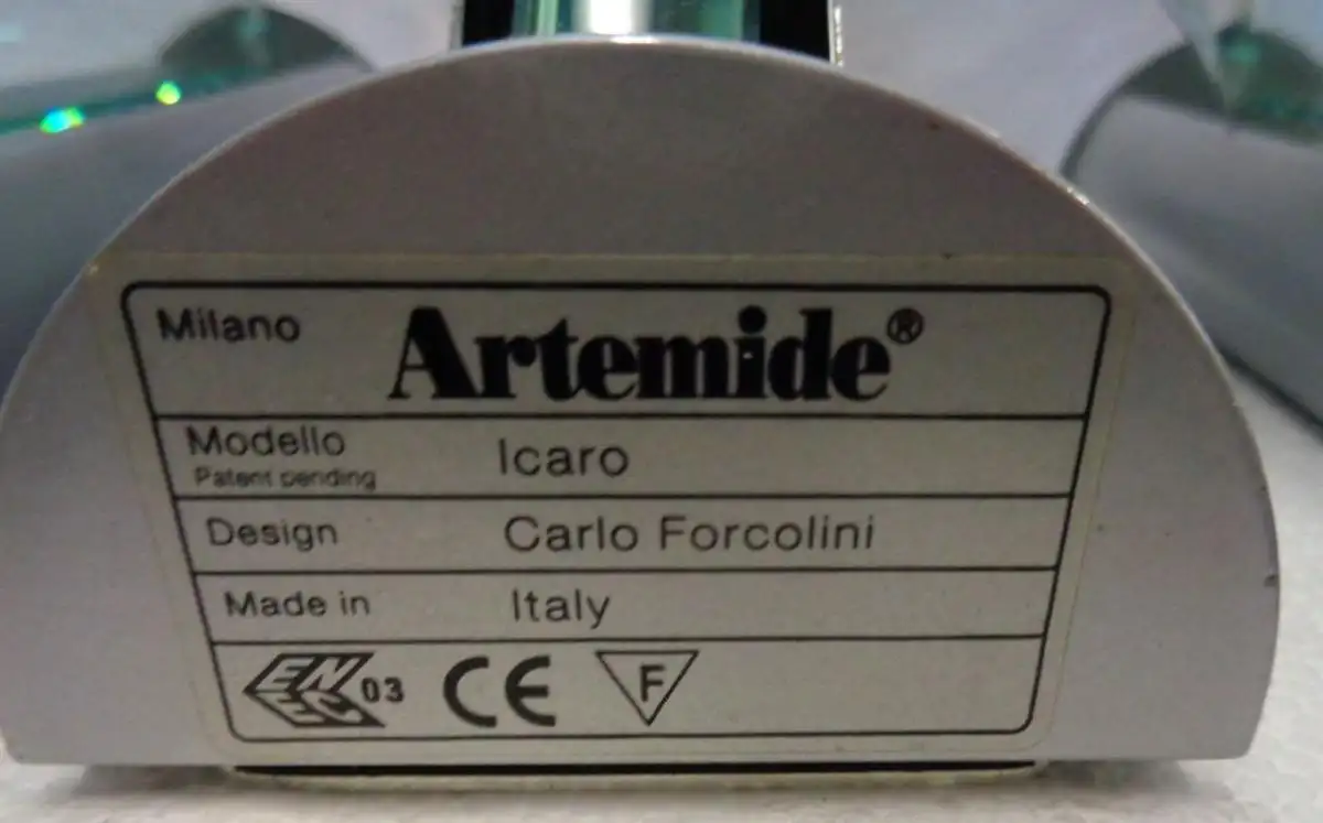 4 (!) Wandlampen ICARO von ARTEMIDE, Design Carlo Forcolini 4