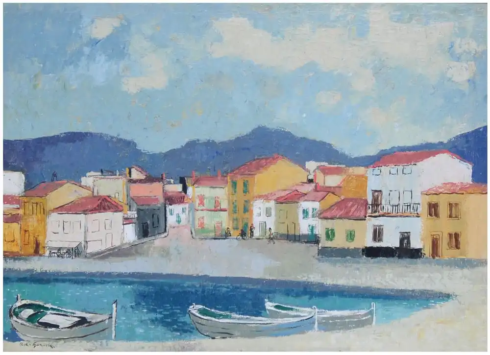 Richard Sprick (Herford 1901 - 1968 Bad Salzuflen-Schötmar)
Puerto Andraix, Mallorca 1