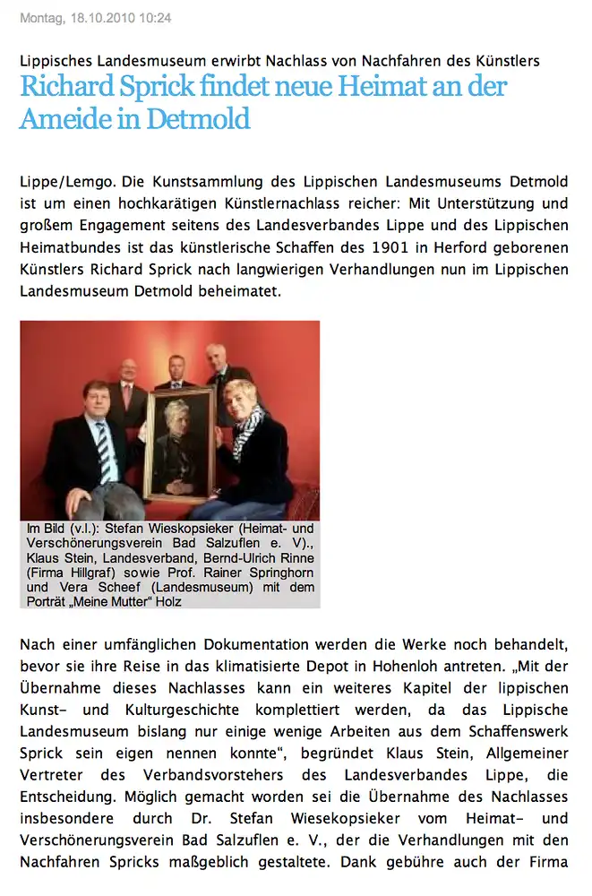 Richard Sprick (Herford 1901 - 1968 Bad Salzuflen-Schötmar)
Puerto Andraix, Mallorca 4