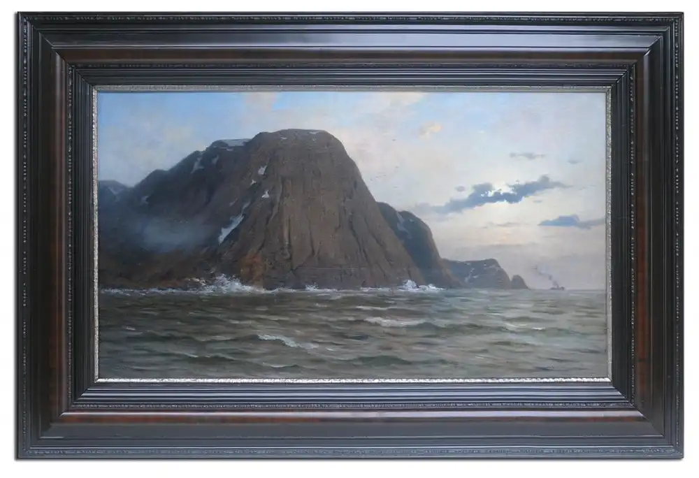 Michael Haubtmann (1843 Prag - 1921 München). Blick auf das Nordkap. 0