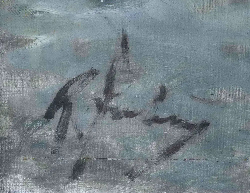 Richard Fuhry (1882 Hamburg – 1935 Berlin). Blick auf den Hamburger Hafen 1