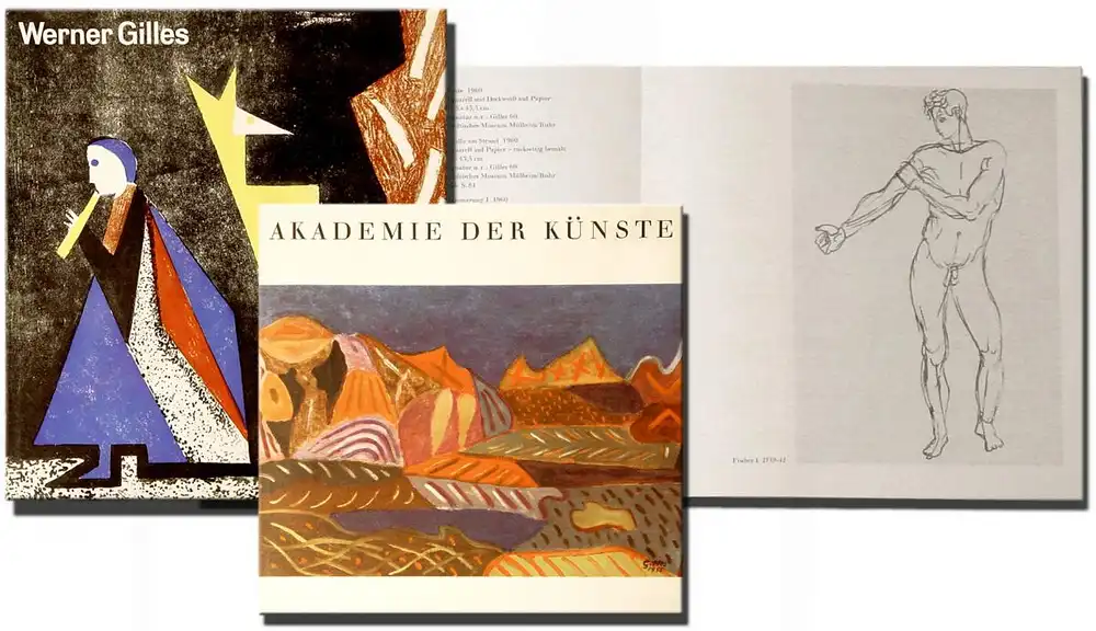 Werner Gilles (1894 Rheydt – 1961 Essen). Stehender Fischer, 1939/41. 1