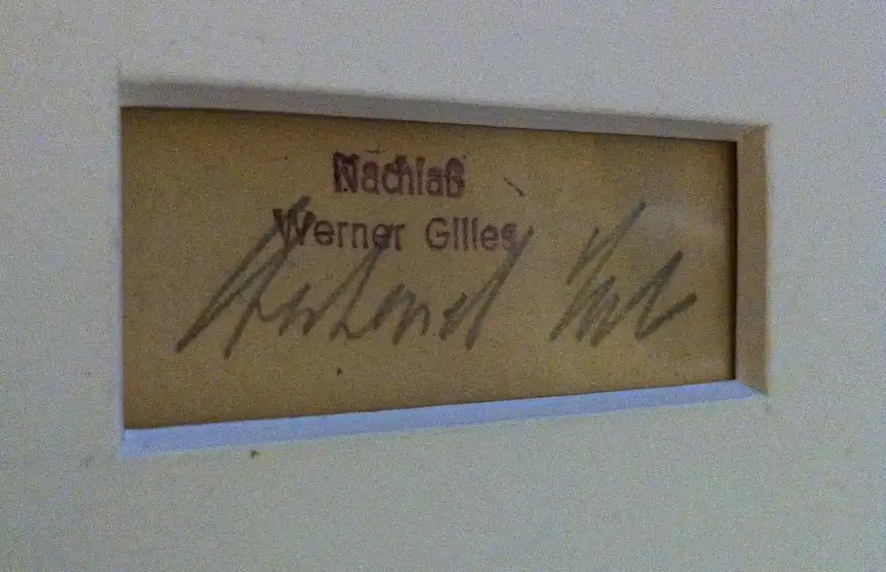 Werner Gilles (1894 Rheydt – 1961 Essen). Stehender Fischer, 1939/41. 3