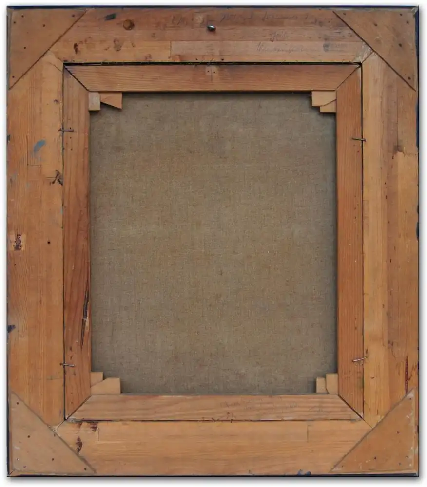 Georg Max Hofmann (1891 Hof 1955). Stillleben mit gelben Blumen und Veilchen. 3