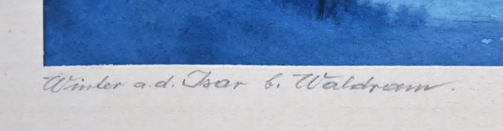 Winter an der Isar bei Waldram / Wolfratshausen. 3