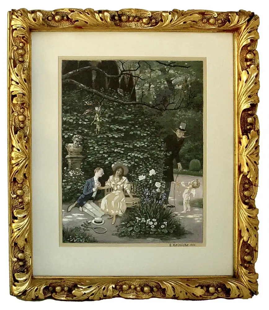 Emil Reinicke (1859 Zerbst /Sachsen – 1942 München). Amorszene 0