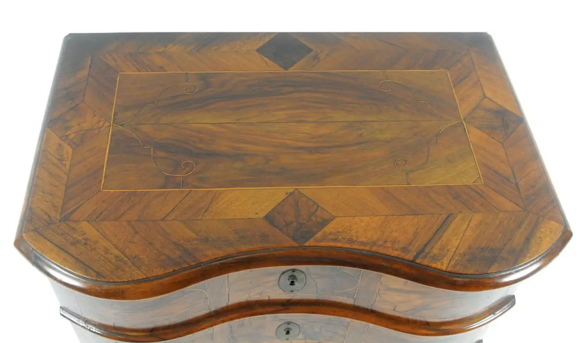 Modellkommode, Miniaturkommode, Barock, 18. Jahrhundert. 6