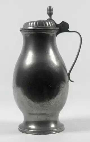 Birnkrug, Zinn, Antik, Vintage.