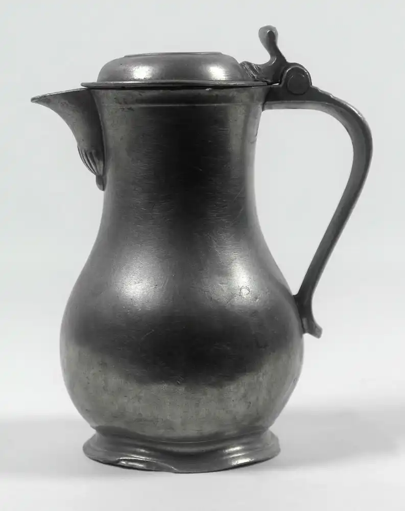 Birnkrug, Zinn, Vintage, DESCAMPS, Tournay 1