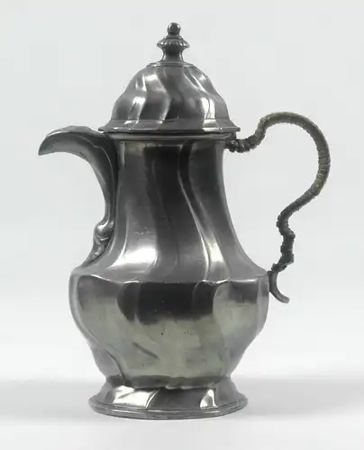 Milch oder Schoko Kanne. Zinn. Vintage