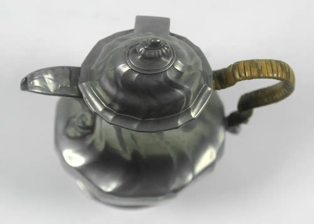 Milch oder Schoko Kanne. Zinn. Vintage 2