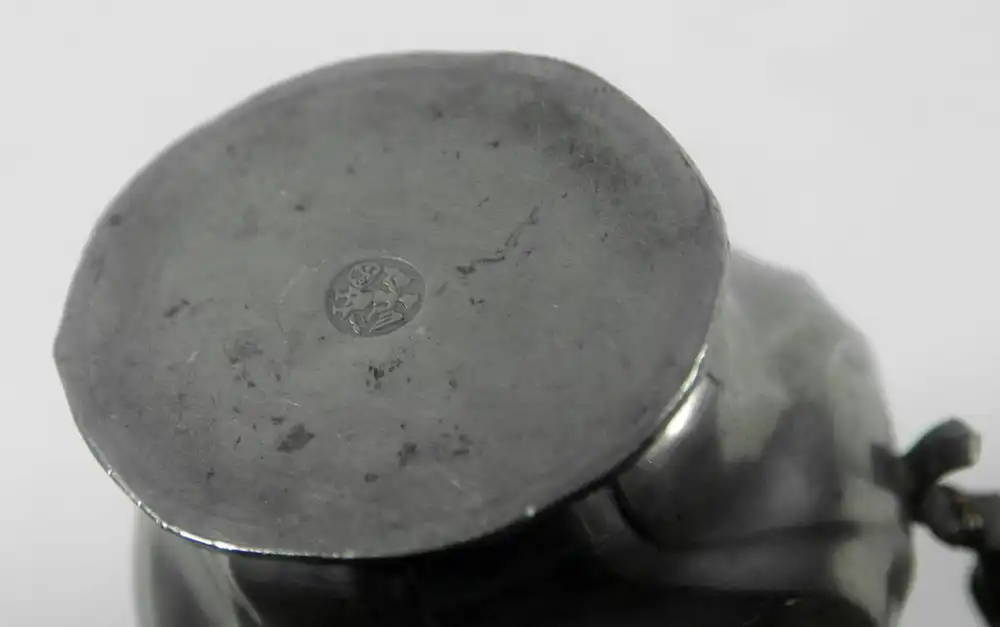 Milch oder Schoko Kanne. Zinn. Vintage 3