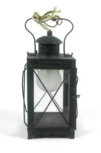 Grubenlaterne, Laterne. Lampe. Antik. Vintage.