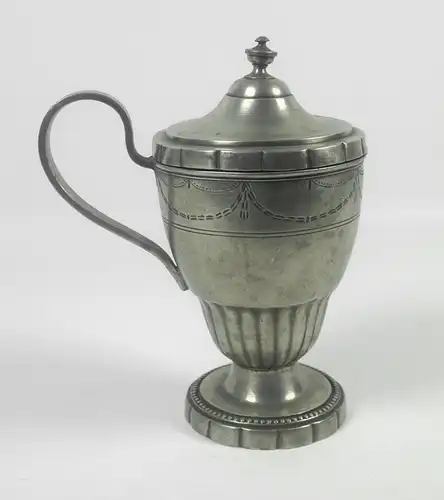 Kelch, Pokal, Zinn, frühes 19. Jahrhundert. Antik. Vintage.