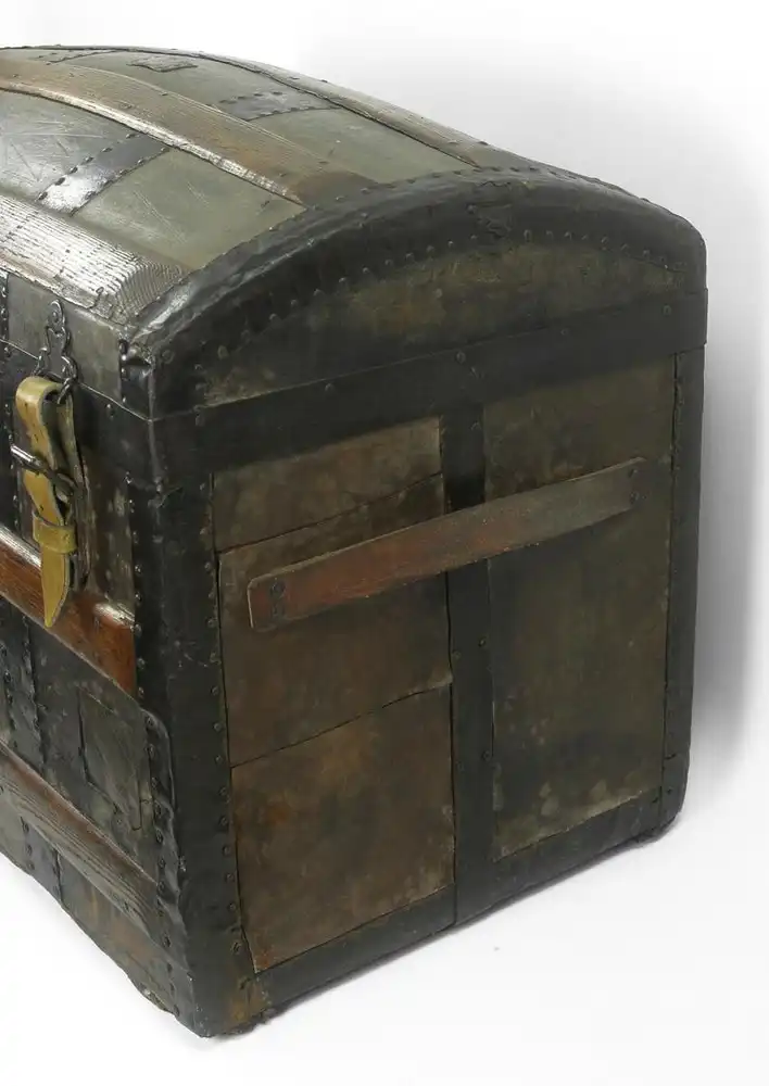 Überseekoffer, Reisekoffer, Reisetruhe, Vintage, Antik 3